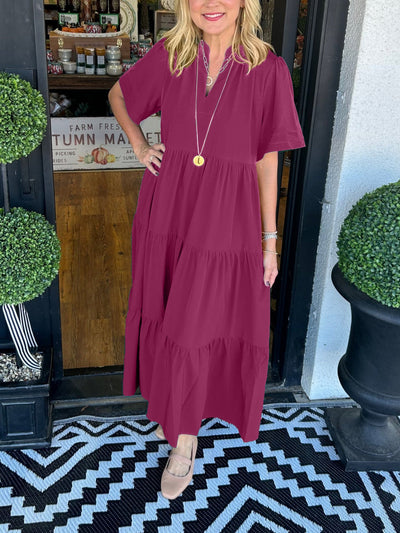 Zelda | Comfortable Tiered Dress