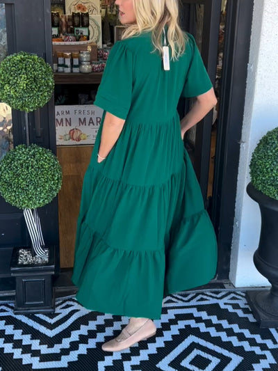 Zelda | Comfortable Tiered Dress
