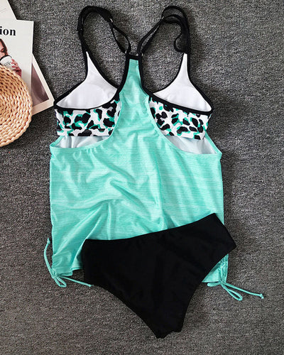 Eva | Tankini With Leopard Print
