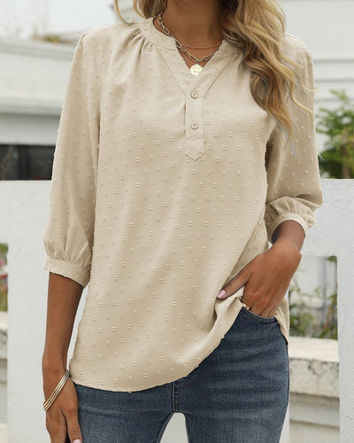 Marielle | Notch-Neck Blouse
