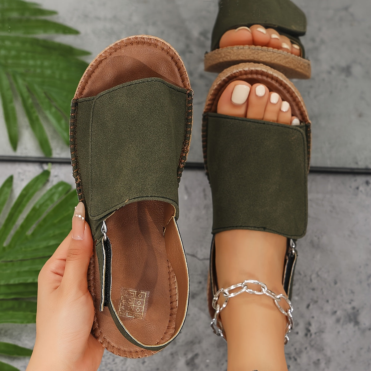 Virginia | Adjustable Orthopedic Flat Sandals