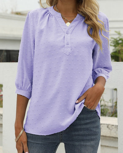 Marielle | Notch-Neck Blouse