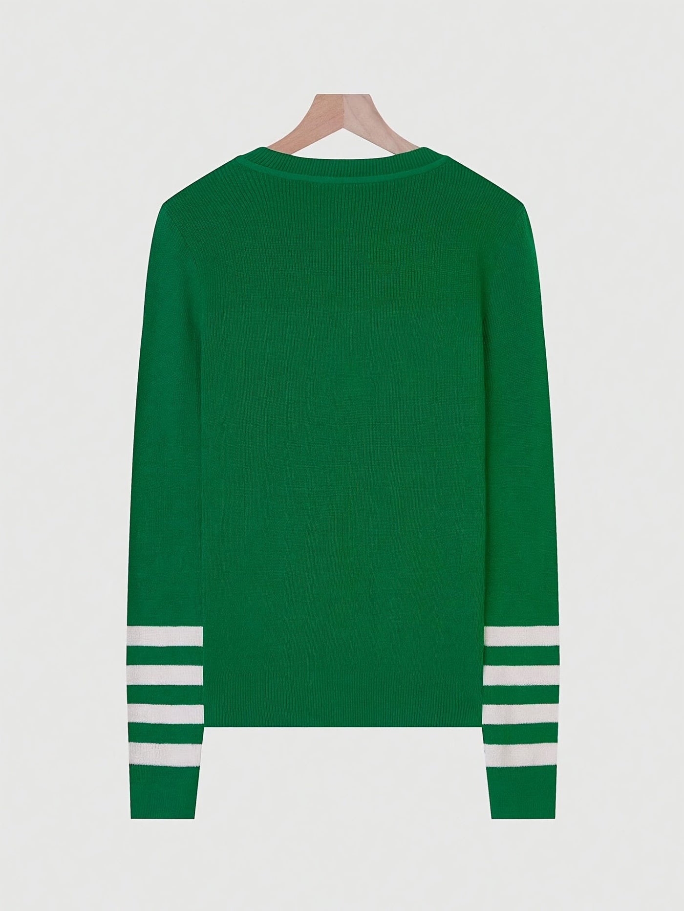 Harper | Striped Sleeve Sweater