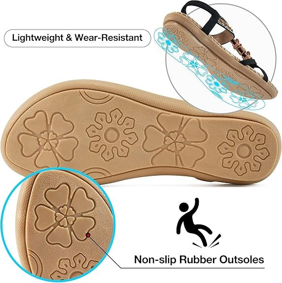Gloria | Boho-Chic Orthopedic Sandals