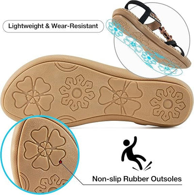 Gloria | Boho-Chic Orthopedic Sandals