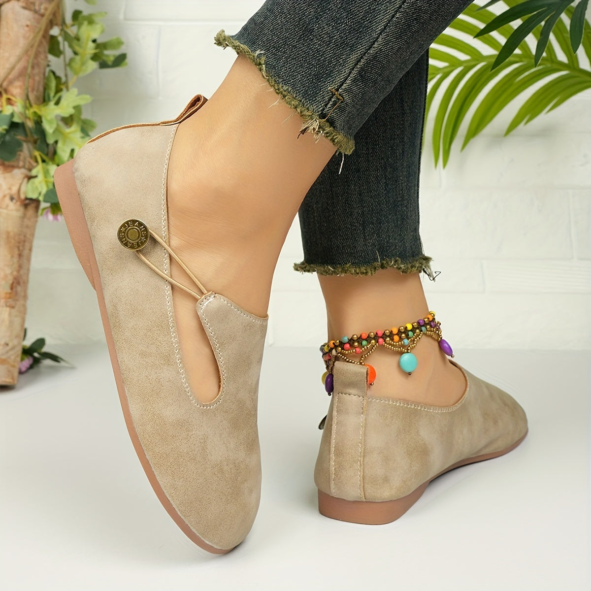 Hazel | Retro Non-Slip Orthopedic Flats