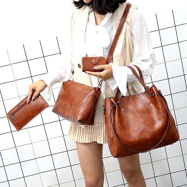 Rebecca | Stylish Retro 4-Piece Bag Set