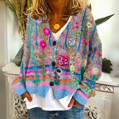 Evonna | Colorful Sweater