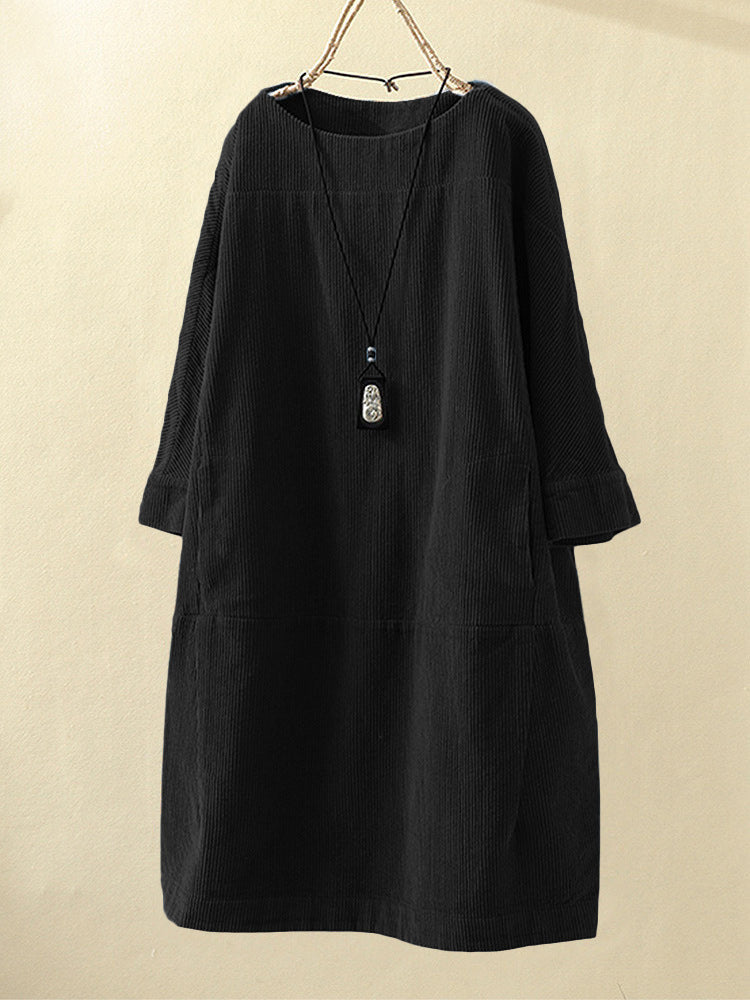 Mira | Corduroy Tunic Dress