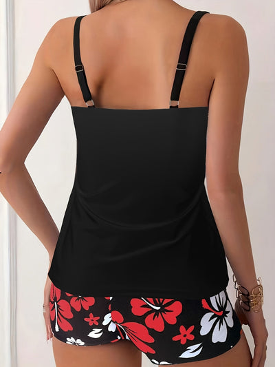 Nina | Floral Comfort Tankini Set