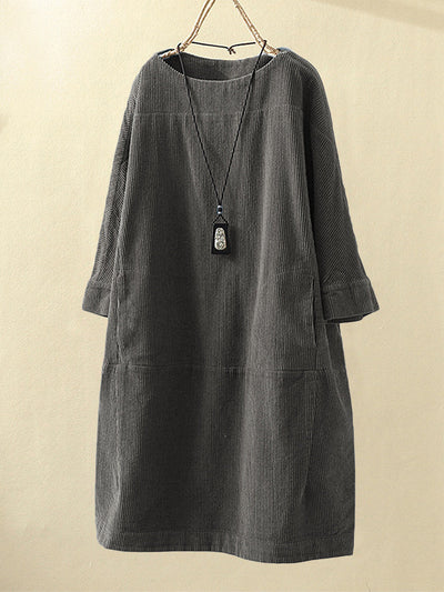 Mira | Corduroy Tunic Dress