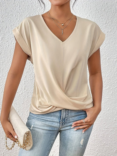 Tammana | Casual T-Shirt With V Neckline