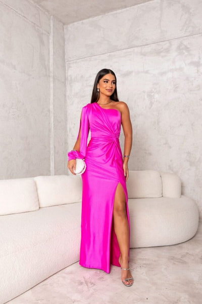 Rebecca | One-Shoulder  Maxi Dress