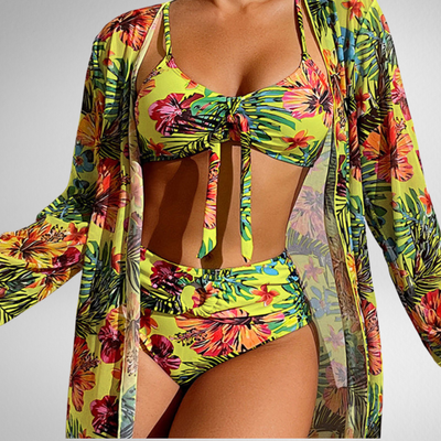 Lila | 2 Piece Bikini With Cover Up