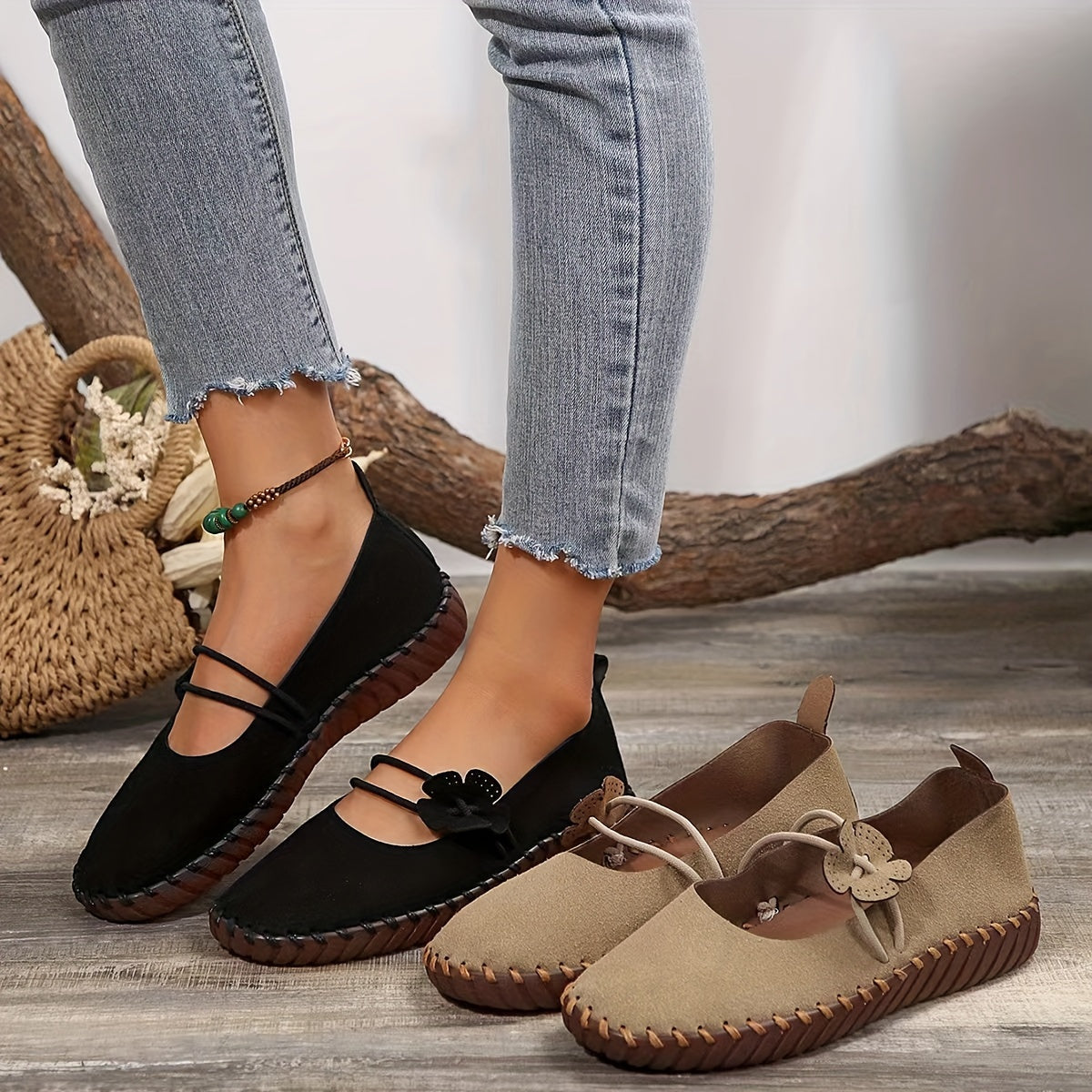 Freya | Stitched Casual Orthopedic Loafers