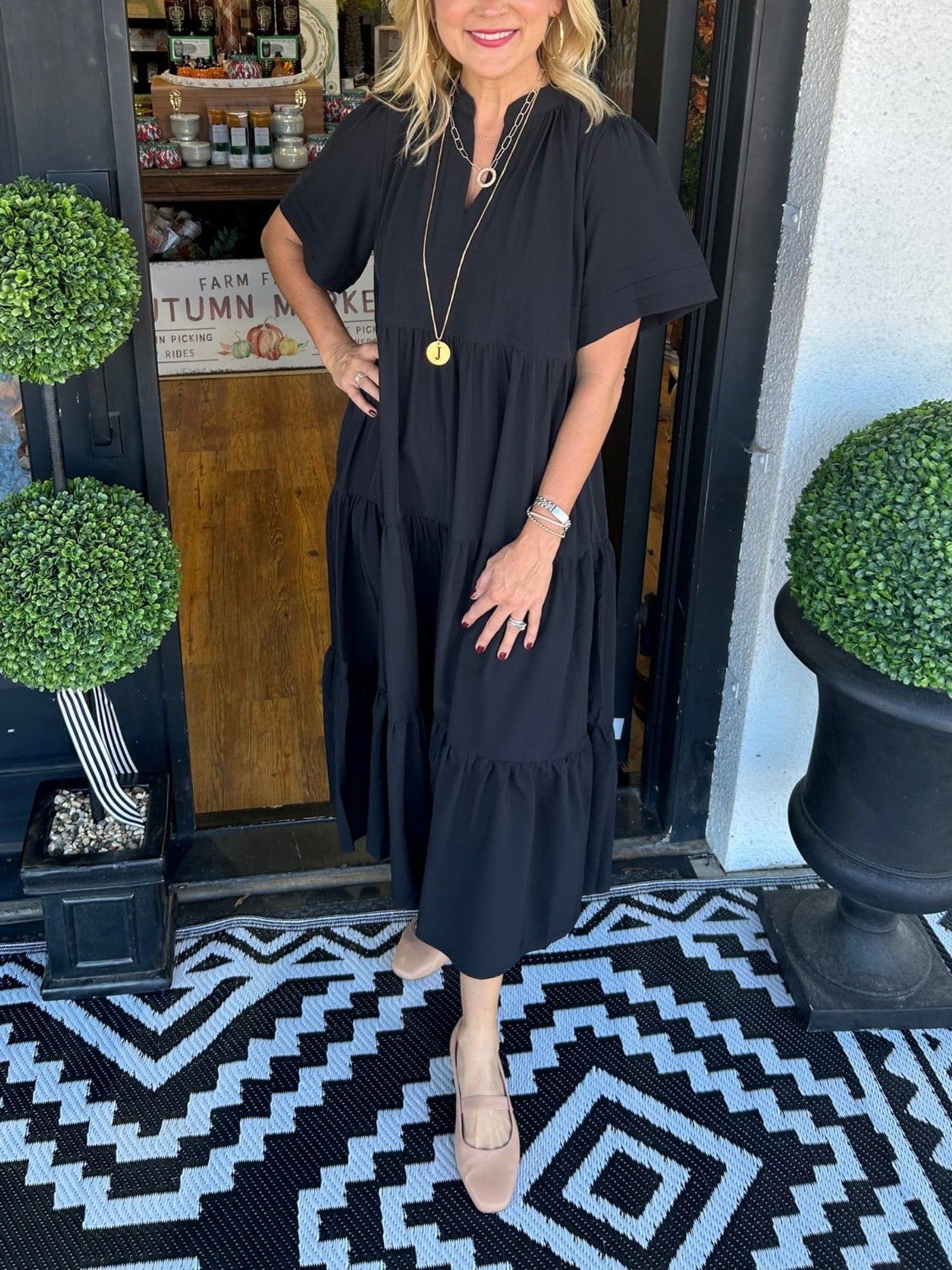 Zelda | Comfortable Tiered Dress