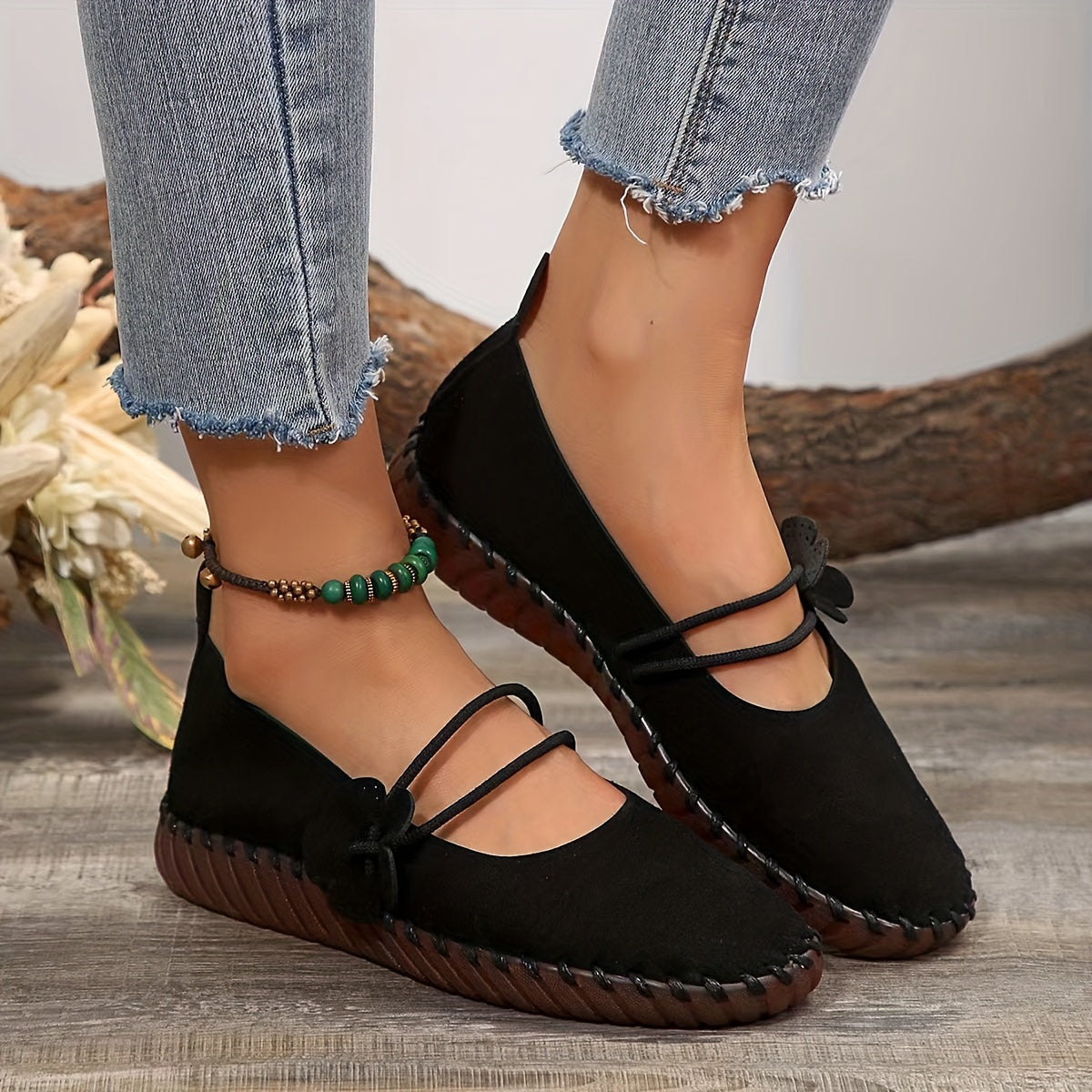 Freya | Stitched Casual Orthopedic Loafers