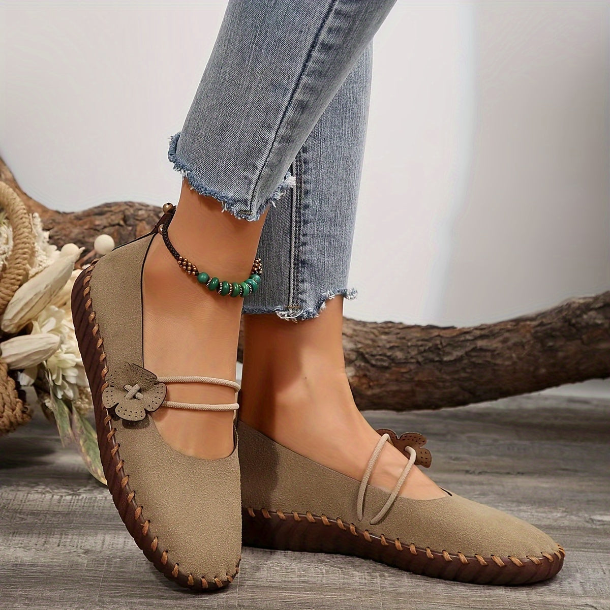 Freya | Stitched Casual Orthopedic Loafers