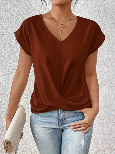 Tammana | Casual T-Shirt With V Neckline