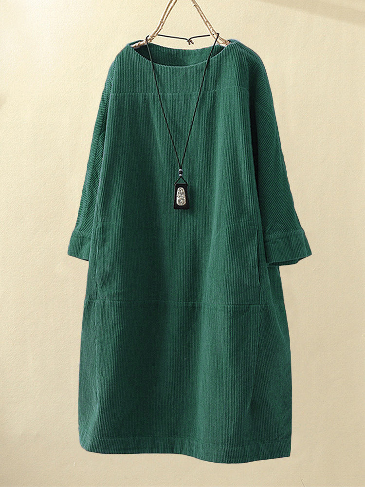 Mira | Corduroy Tunic Dress