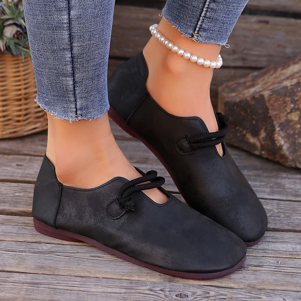 Pamela | Retro Style Slip-On Orthopedic Loafers