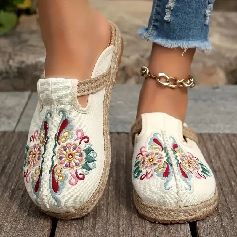 Carlota | Floral Orthopedic Mules