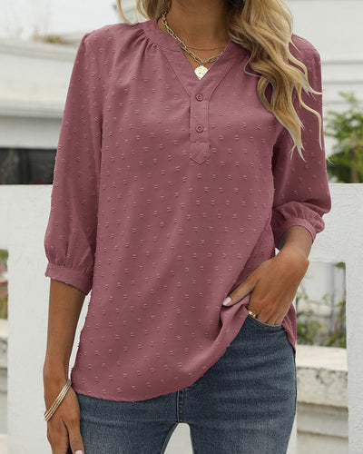 Marielle | Notch-Neck Blouse