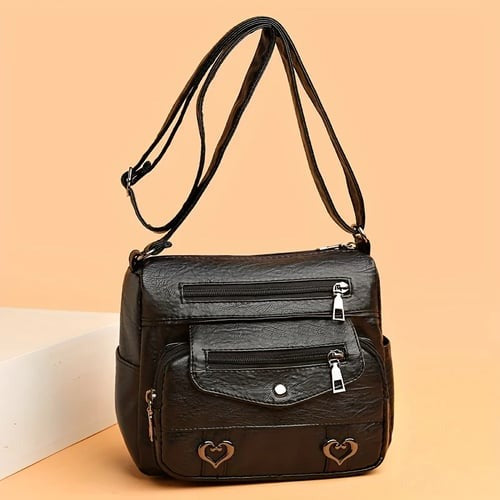 Elanor | Retro Multi Pockets Crossbody Bag