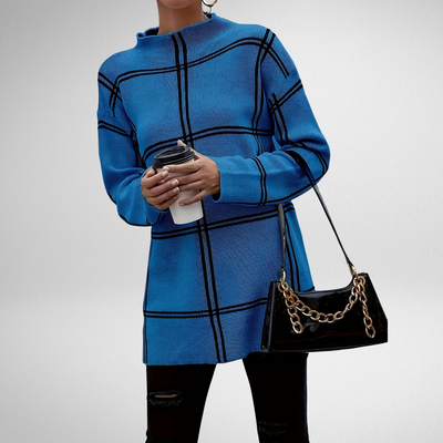 Vienna | Stylish Grid Sweater