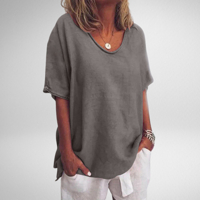 Anna | Comfortable Loose Blouse with Tummy Coverage