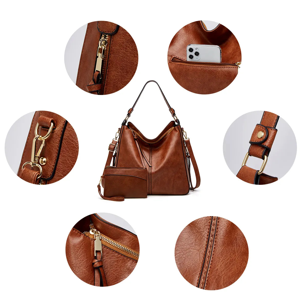 Arianna | Elegance Anti-Theft Carryall + FREE Pouch Wallet