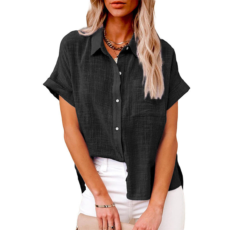 Lina | Breezy Button-Up Blouse