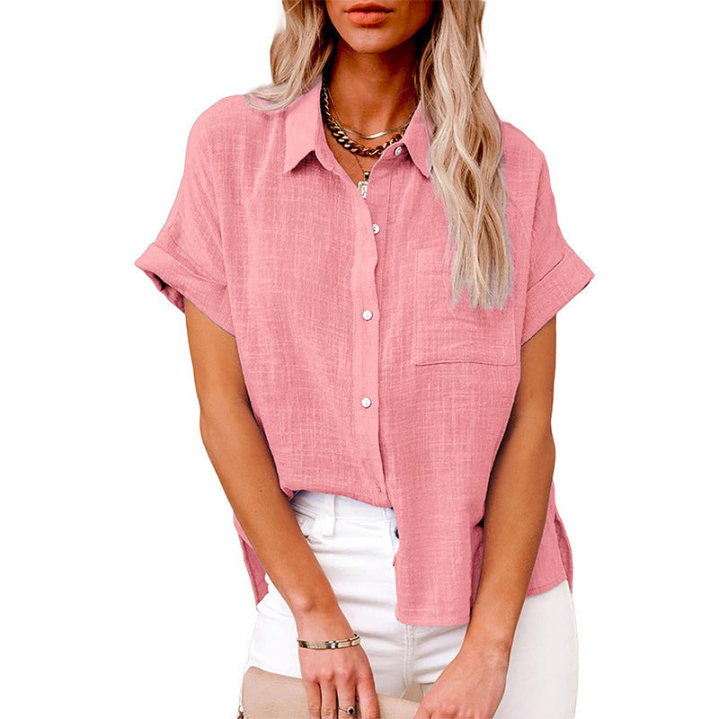 Lina | Breezy Button-Up Blouse