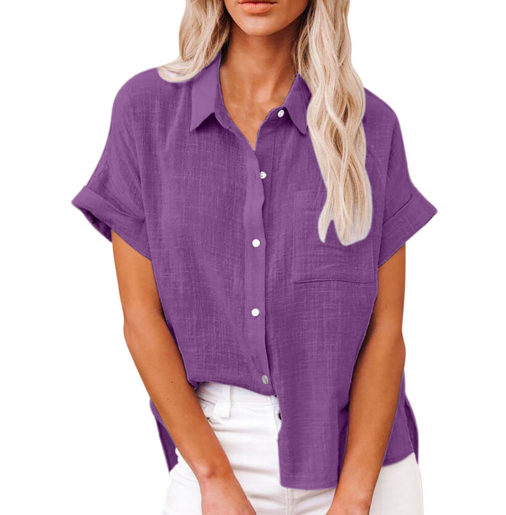Lina | Breezy Button-Up Blouse
