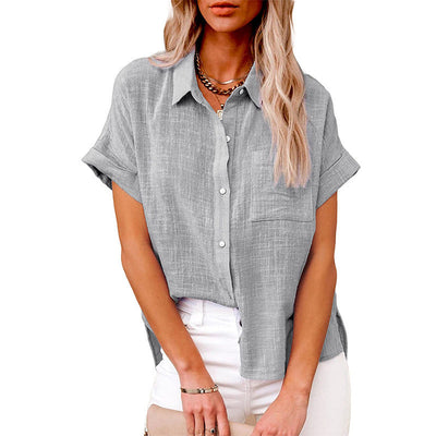 Lina | Breezy Button-Up Blouse