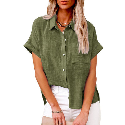 Lina | Breezy Button-Up Blouse