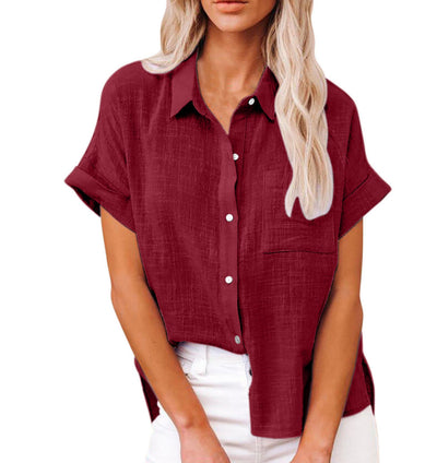 Lina | Breezy Button-Up Blouse