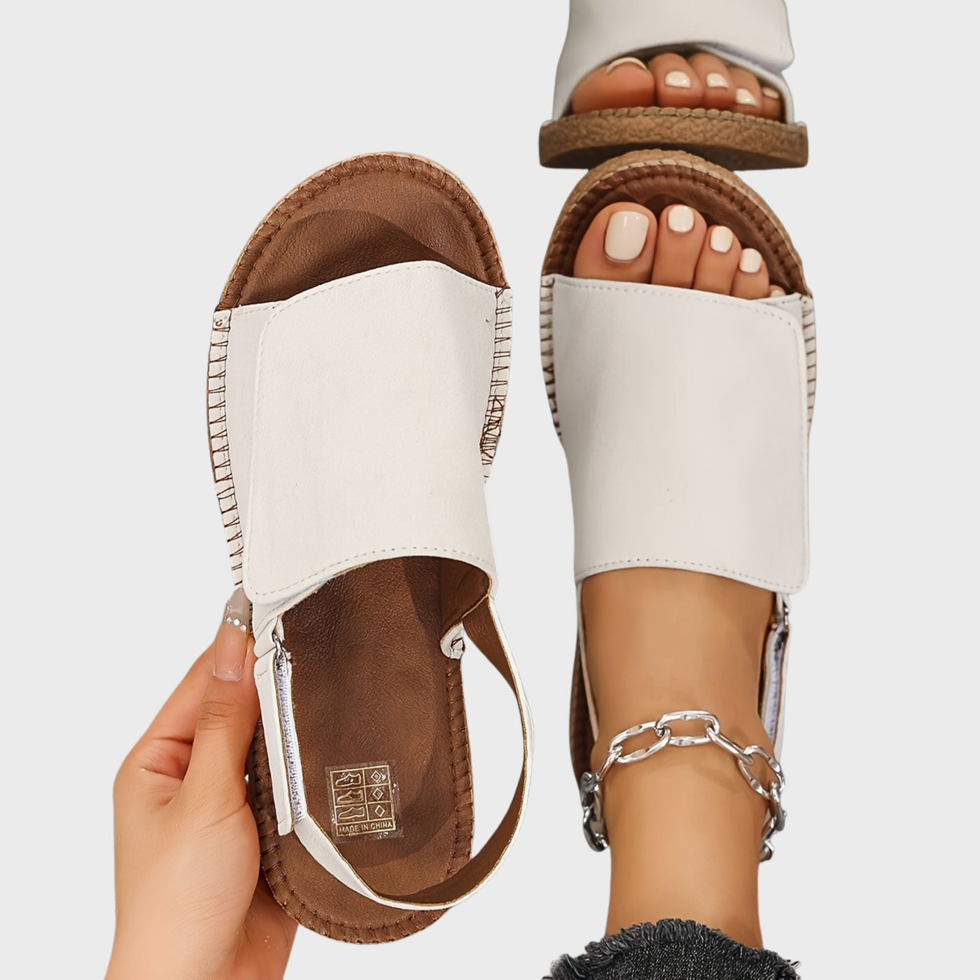 Virginia | Adjustable Orthopedic Flat Sandals