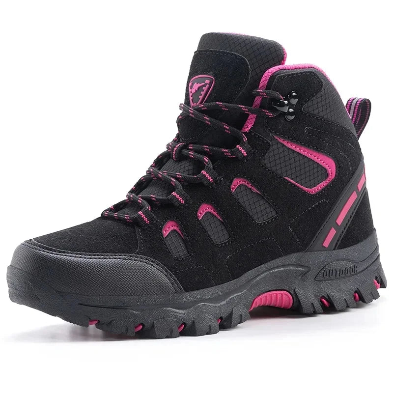 Nouveau 2025 bottes de randonnée de haute technologie Couples anti-dérapant respirant chaussures de plein air grandes chaussures d'escalade imperméables grande taille