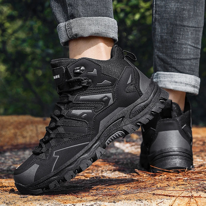 2025 New Hiking Shoes Unisex Outdoor Hiking Sports Shoes Camping Boots Ladies Waterproof Walking Shoes Non-slip Hiking Shoes