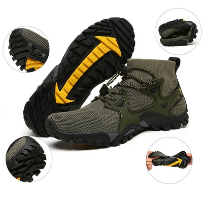Upstream wading sapatos das mulheres dos homens de alta qualidade tênis esportivos adulto ao ar livre anti-deslizamento sapatos de pesca secagem rápida zapatillas 2025 quente