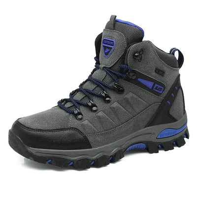 Sapatos de caminhada forrados de lã de cano alto multicoloridos ao ar livre off-road sapatos esportivos versáteis para homens e mulheres sapatos de caminhada