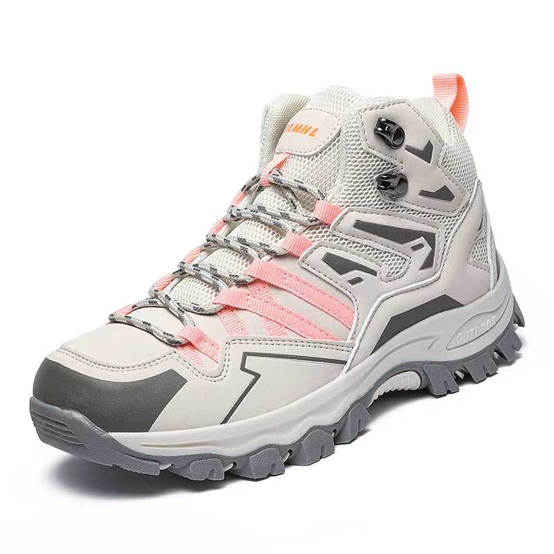 2025 New Hiking Shoes Unisex Outdoor Hiking Sports Shoes Camping Boots Ladies Waterproof Walking Shoes Non-slip Hiking Shoes