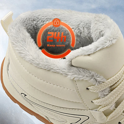 Women Men Winter Booties High-Top Barefoot Trekking Mountain Boots Anti-Skid Hiking Sneakers Outdoor Waterproof Snow Boots