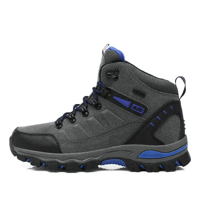 Sapatos de caminhada forrados de lã de cano alto multicoloridos ao ar livre off-road sapatos esportivos versáteis para homens e mulheres sapatos de caminhada