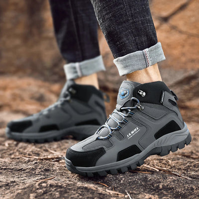 Couple Hiking Shoes Men Mountain Climbing Trekking Boots Women Non-slip Outdoor Work Ankle Boots Unisex Walking High top Boots
