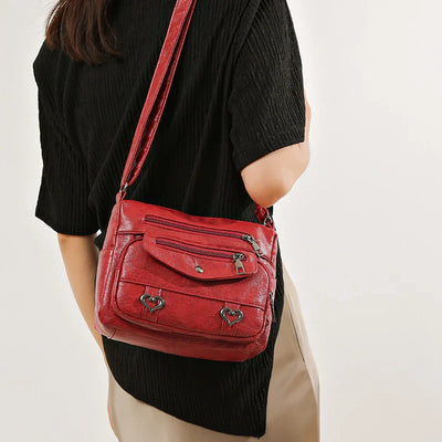 Elanor | Retro Multi Pockets Crossbody Bag