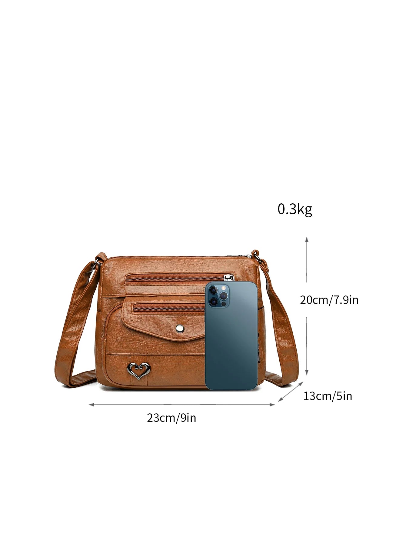 Elanor | Retro Multi Pockets Crossbody Bag
