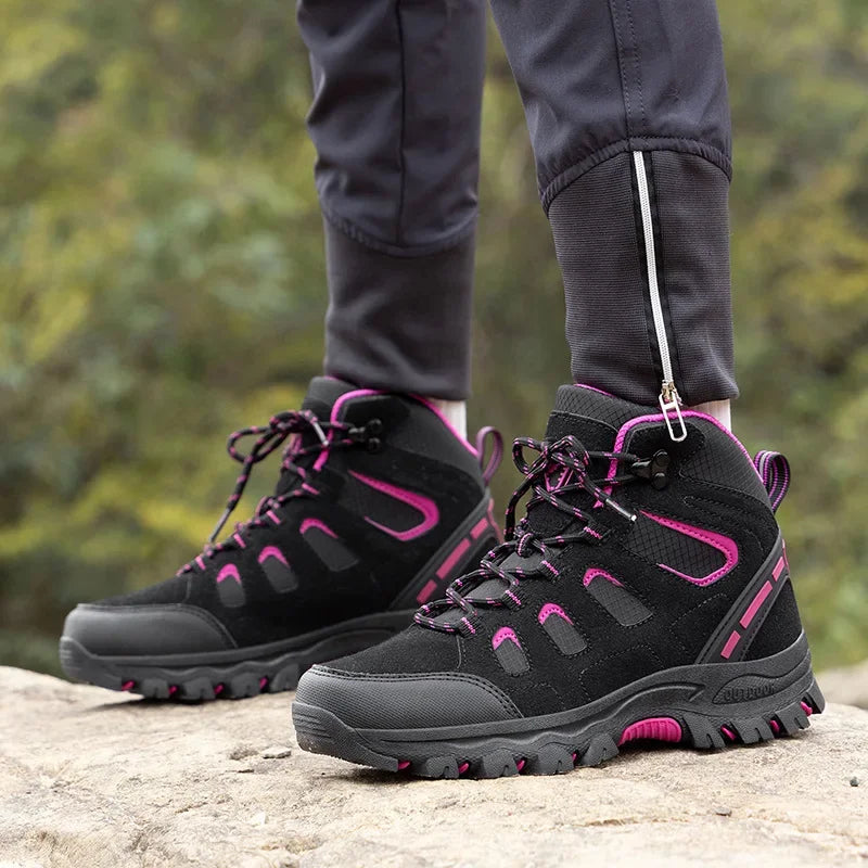 Nouveau 2025 bottes de randonnée de haute technologie Couples anti-dérapant respirant chaussures de plein air grandes chaussures d'escalade imperméables grande taille