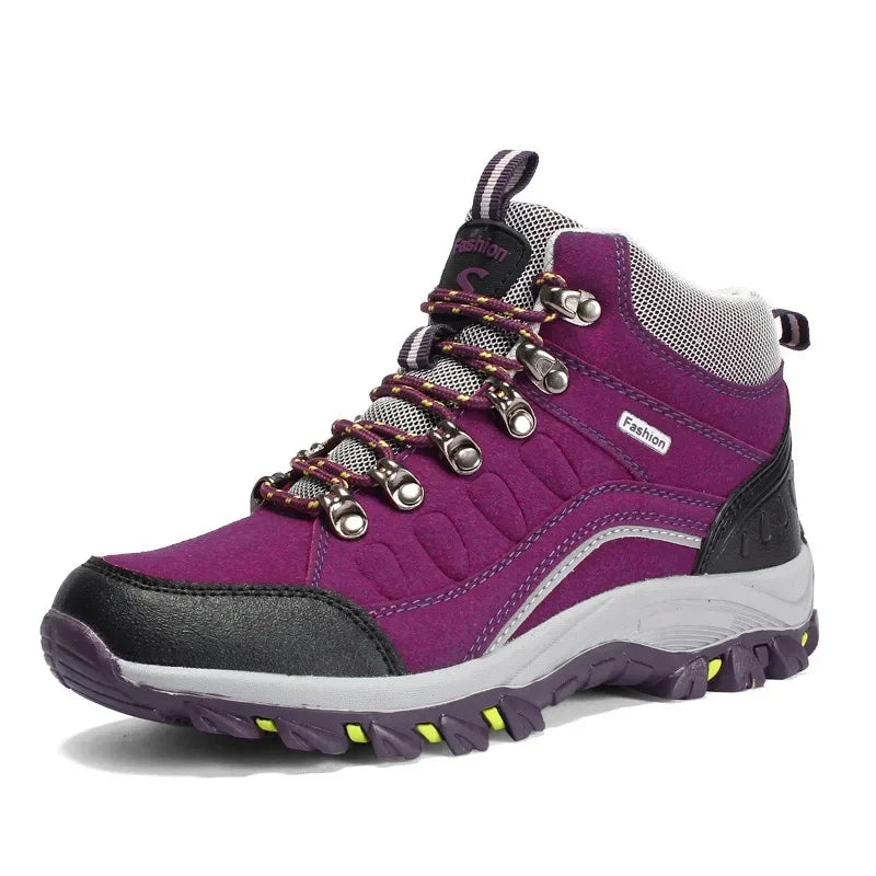 Sapatos esportivos de caminhada masculinos outono antiderrapante casual ao ar livre casal viagem sapatos de caminhada confortável sola de borracha respirável